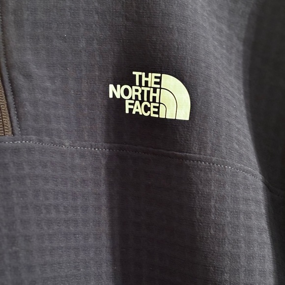 North Face Tekware Grid Ladies Quarter Zip-Up Jacket Navy Blue Siz Xl - Picture 6 of 15